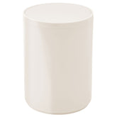 mDesign corbeille face avant beige, aspect élégant et gain de place