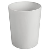 mDesign corbeille Mirri face avant grise montrant design compact et moderne