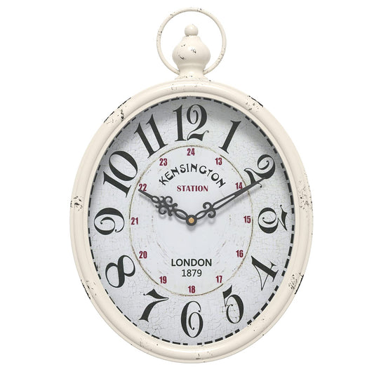 Menterry horloge ovale face visible apporte charme rétro