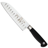 Mercer Culinary santoku face montrant la lame forgée et l'équilibre durable