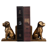 Mervkis vue avant du serre-livres chien apportant stabilité décorative