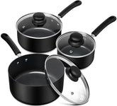 MICHELANGELO casserole vue avant, design noir et utilité quotidienne