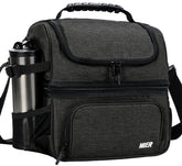 MIER lunch box face avant gris montrant organisation pratique