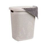 Mind Reader vue avant du panier 50L offrant rangement discret