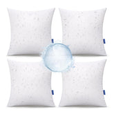 MIULEE face avant du coussin montrant design et dimensions, rendu élégant