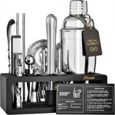 MixMate coffret complet sur support bois, présentation soignée et gain d'espace