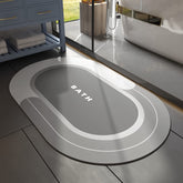 MontVoo tapis devant baignoire gris protégeant le sol anti-glisse