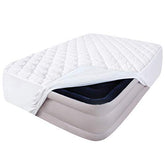 Moonsea housse matelas twin avant déballage montrant emballage compact et gain de place