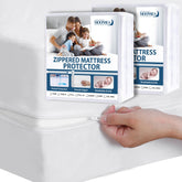 Moonsea housse Twin vue de face protégeant matelas et ajoutant longévité