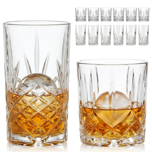 Moretoes face avant du coffret montrant les verres et l'élégance