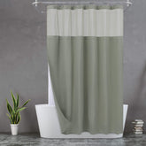 N&Y HOME rideau de douche face sage montrant élégance et couverture complète