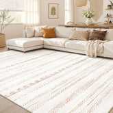 Nakagishi tapis boho face avant motif chaleureux et durable