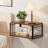 NANAGIFTREE chevet face avant montrant design vintage et gain de place