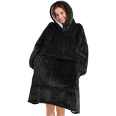 Narecte vue avant du sweat couverture montrant coupe oversize et longueur