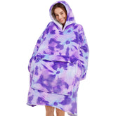 Narecte face avant du sweat oversized montrant le motif et confort