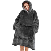 Narecte vue de face du sweat couverture montrant coupe oversize et confort