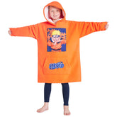 naruto vue avant du hoodie montrant le design officiel et confort