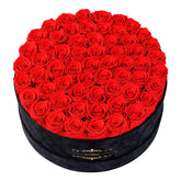 NATROSES coffret velours noir montrant un cadeau élégant et durable