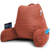Nestl vue frontale du coussin de lecture montrant soutien et confort