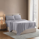 Nestl vue avant de l'ensemble 5 pièces montrant couleur gris clair et finition