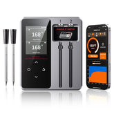 Newise thermomètre viande face avant avec base LED pour lecture rapide