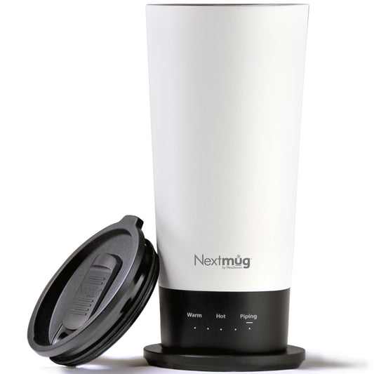 Nextmug Go face avant montrant design élégant et maintien de chaleur