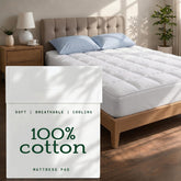 Niagara Sleep Solution vue avant du protège-matelas et emballage, protection immédiate