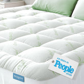 Niagara Sleep Solution face avant du surmatelas queen montrant ajustement et douceur