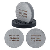 Normcore écran puck face avant montrant finition et diamètre, meilleure répartition