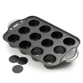 Norpro vue avant du moule 12 cavités montrant finition antiadhésive et organisation pratique