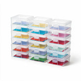 novelinks face avant montrant boîtes empilables pour organisation rapide