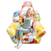 NTYNTY housse pouf face transparente montrant organisation visible