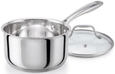 NutriChef vue avant de la casserole montrant design moderne et polyvalence
