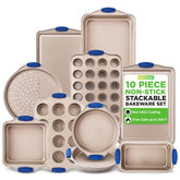 NutriChef vue ensemble des 10 pièces pour une cuisine polyvalente
