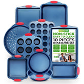 NutriChef ensemble face avant montrant toutes les pièces pour gain de place