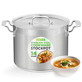 NutriChef faitout face avant montrant capacité et silhouette pour cuisiner grandes portions