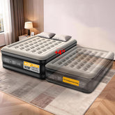 OhGeni matelas face avant montrant emballage et taille pratique