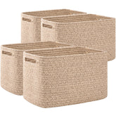 OIAHOMY panier devant packing montrant lot de quatre et gain de rangement