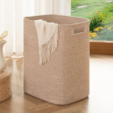OIAHOMY panier face avant montrant design tressé et rangement polyvalent