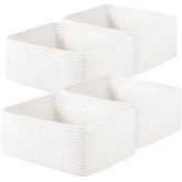 OIAHOMY lot de 4 paniers vue de face montrant rangement harmonieux