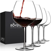 OJA verre à vin avant packaging montrant design élégant et brillance