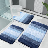 OLANLY ensemble devanture tapis coordonnés bleu marine, ajout de confort
