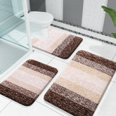 OLANLY ensemble de 3 tapis de bain face avant, esthétique coordonnée et confort