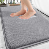 OLANLY tapis face avant gris, aspect élégant et confortable