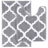 OLANLY tapis de bain face avant gris, design élégant et confort immédiat