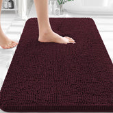 OLANLY vue avant du tapis de bain montrant confort et style