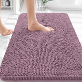 OLANLY face avant du tapis 30x20 cm montrant la texture moelleuse pour plus de confort