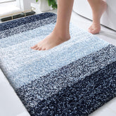 OLANLY tapis de bain face avant montrant le design dégradé et confort instantané