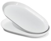 ONEMORE plat ovale devant montrant design blanc et présentation professionnelle