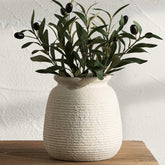 ooit vase en céramique face montrant silhouette rustique et élégante